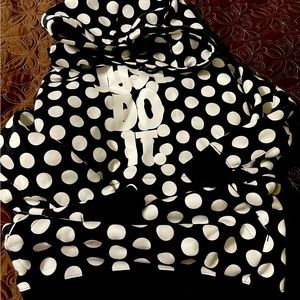 Nike SportswearJDI Pullover Hoodie, XL,  BLACK/WHITE.